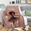Beautiful Girl Dancing Customize Your Name Blanket Used For Chair Office Sofa Bed Camping Soft And Warm Giving Friends And Relatives Birthday Gifts