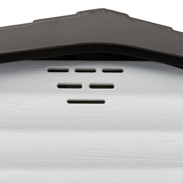 Ferplast niche pour chien dogvilla 50 43x48x44 cm gris 442649