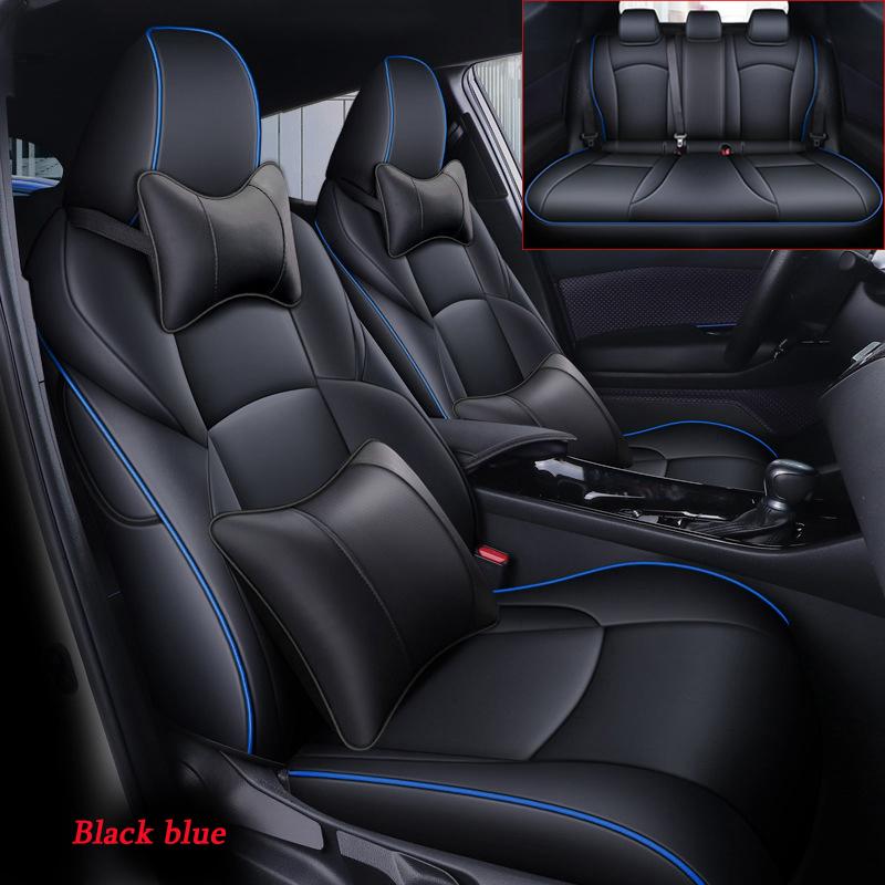 Car Styling Seat Cover For Toyota CHR 2018 2019 2020 2025 2025 2025 2025 Protecting Seat Cushion Leather Accessories -Full sets
