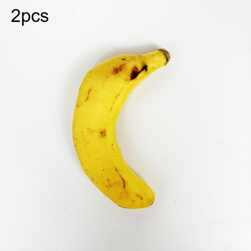 

2pcs Durable Plush Vegetable Toy for Cats and Dogs: Interactive Vocal Pet Toy