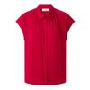 Women's Romantic Rose Red Puff Sleeve Shirt