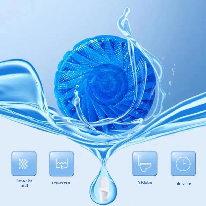 Jingbaili Blue Bubble Toilet Cleaner: Deodorizing, Stain Removal, Anti-Clogging Block