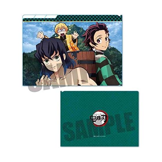 Demon Slayer: Kimetsu no Yaiba Tanjiro, Zenitsu, Inosuke Set A Clear File 3 Pockets