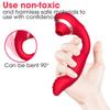 Female Double Orgasm Sucking Vibrator G Spot Clitoris Stimulator with Imitates Finger Touching Stimulation Sucker Oral Clitoris Stimulator Erotic