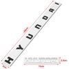 Hyundai I40 I20 Tucson Santa Fe Sonata Solaris Accent Elantra Venue ABS 3D Metal Car Trunk Badge Nameplate Letters Sticker vq1