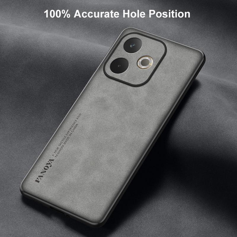 For OPPO A5 Pro 5G Case Luxury PU Leather Phone Case For OPPO A1 A2 A3 Pro A1X A2X A3X Back Cover Matte Silicone Full Protection