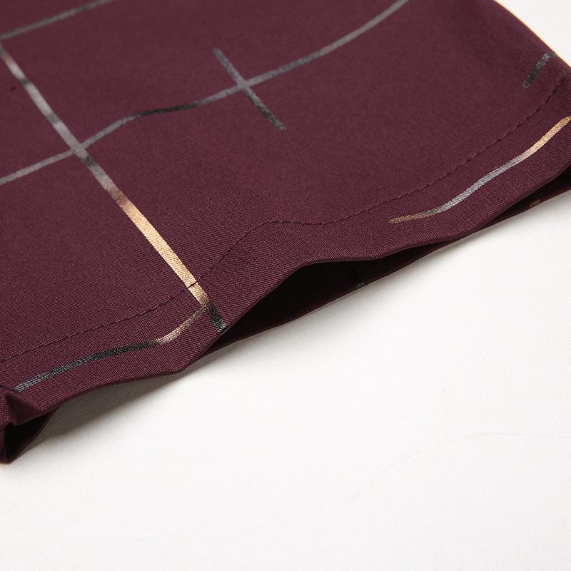 Middle-aged Men's Casual Trendy Short-Sleeve, Iron-Free Summer Shirt