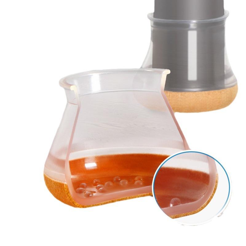 Silent Wear-Resistant Chair Leg Protectors - 2023 Upgrade Foot Pads & Thickened Table Covers
