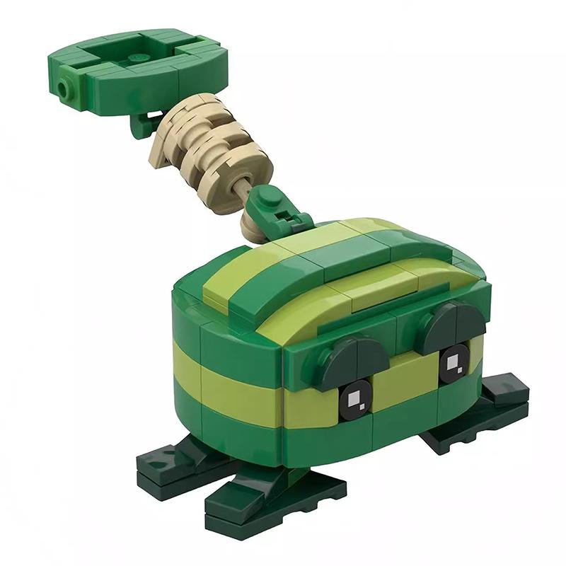 Bricklink MOC Ideen PVZ Spiel Pflanzen und Zombies Kampf Actionfiguren Sets Erbsenschützen Bausteine Kinderspielzeug Halloween Geschenk