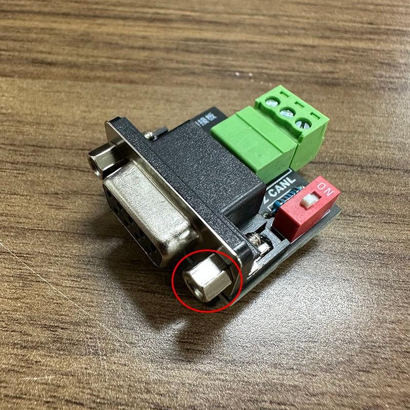 CAN Adapter Board Head Screw-free DB9 Female Headband Terminal 120 Ohm Resistor CAN Interface Board USB To PCAN