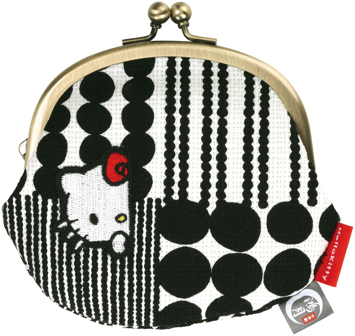 

Скейтбордист, немного большая застежка, аксессуар для монет, сделано в Sanrio Hello Kitty x Kouzuki кошелек, портмоне, чехол, Япония, KOUGA4-A