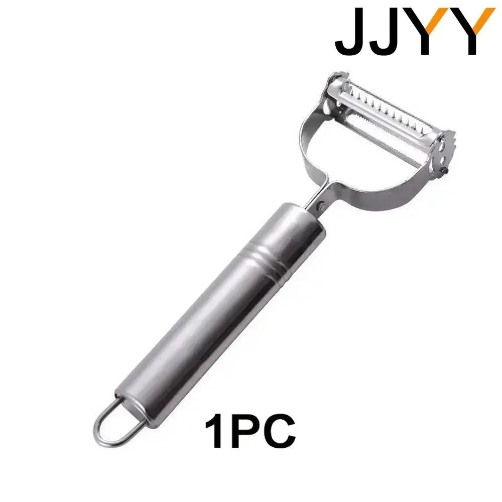 

JJYY Набор ножей для чистки из нержавеющей стали, терка для фруктов и моркови, кухонный мультитул, нож для чистки дыни, нож для чистки картофеля для легкой чистки