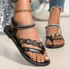Módní letní dámské ploché sandály žabky venkovní římské ležérní plážové boty žabky pro ženy sandalias de mujer luxusní dámské boty