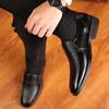 Formal Shoes for Men Slip On Casual Business Shoes Fashion Office Worker Men's Leather Shoes