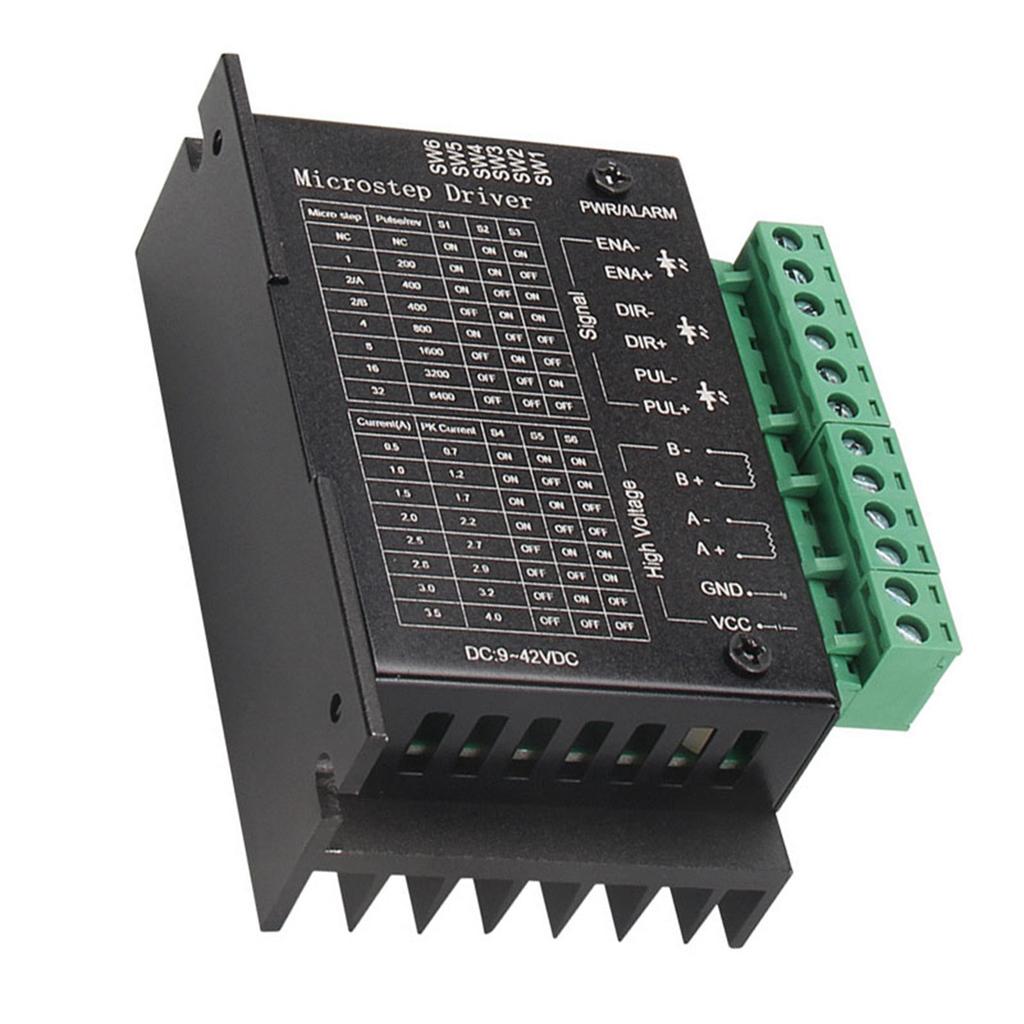 Stepping Motor Driver 32 Subdivision 4.0A 9 to 42V Low Noise Anti Interference Stepper Motor Driver for Automation