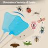 Fly Swatters- Telescopic Flyswatter Heavey Duty Set with Stainless Steel Extendable Handles for Indoor/Outdoor/Classroom/Office