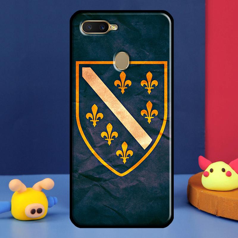 Bosnia and Herzegovina Flag Case For Oppo A96 A76 A16 A74 A94 A54 S A57 A77 A58 A78 A98 A5 A9 A91 A15 A17 A52 A72 Cover