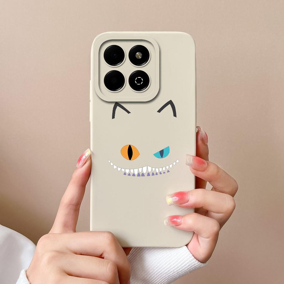 Fashion Cover For Honor X6B Case Soft Liquid Silicone Camera Protection Anti Drop Candy Phone Back Cover Model JDY-LX1 LX2 Funda