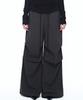AEGO FREEDOM LAB Double Tuck Nylon Pants_Charcoal