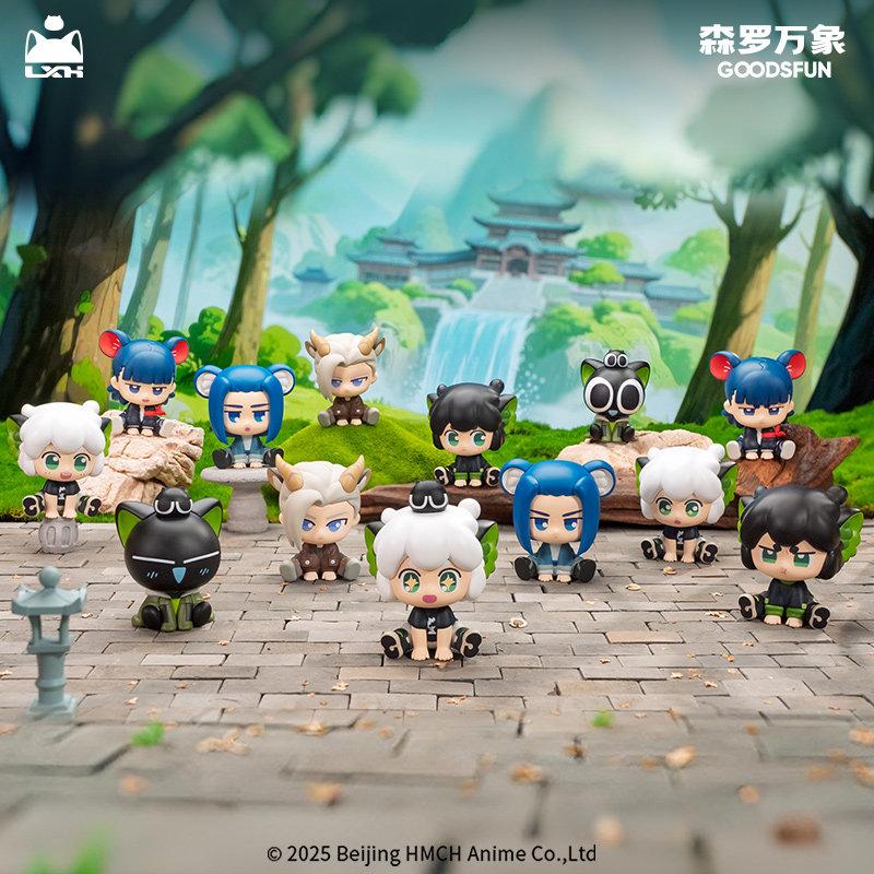 Genuine The Legend Of Hei 2 Serise Mini Blind Box Anime Peripheral Kawaii Pvc Collection Home Decor Toys Birthday Gifts