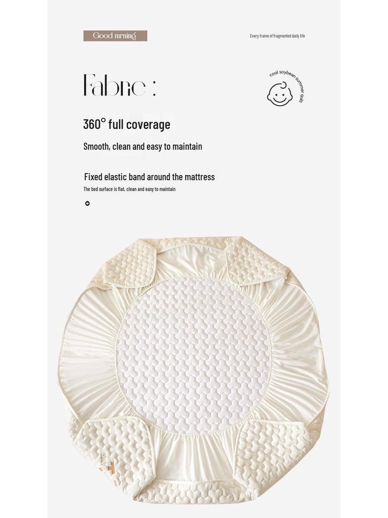 All-Season Quilted Mattress Protector: Thickened Bedspread & Fitted Sheet