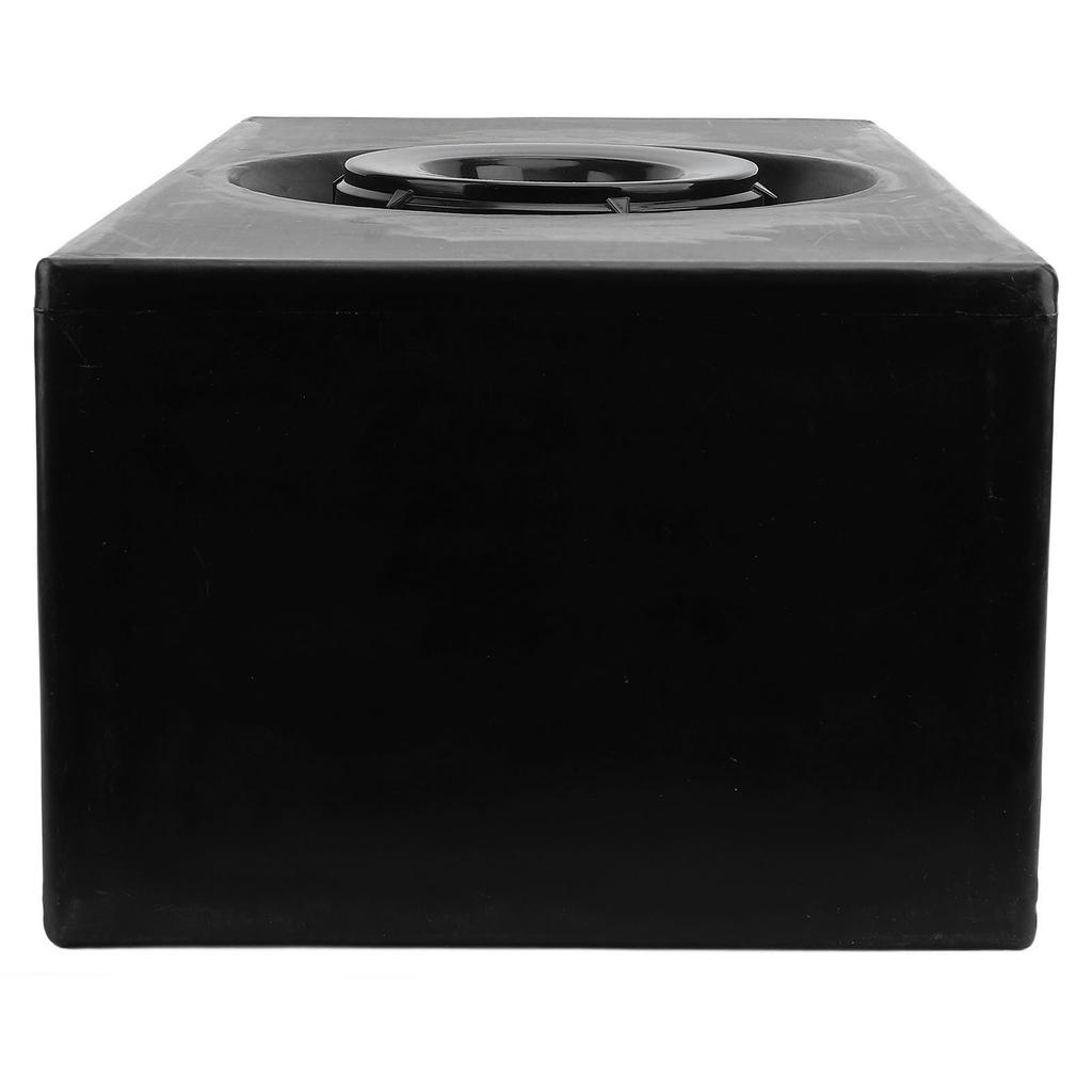 8 Gallon RV Water Storage Tank Food Grade PE Fresh Water Holding Tank for Trailer Camper Boat Yacht Black