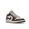 Baskets Air Jordan 1 Low Bronze Eclipse Femmes Marron Blanc DC0774-116