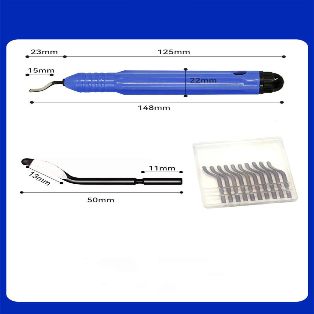 Professional Burr Trimming Cutter NB1100 Handheld Portable Deburring Tool Edge Removing Tools+10pcs BS1010 Replacement Blade