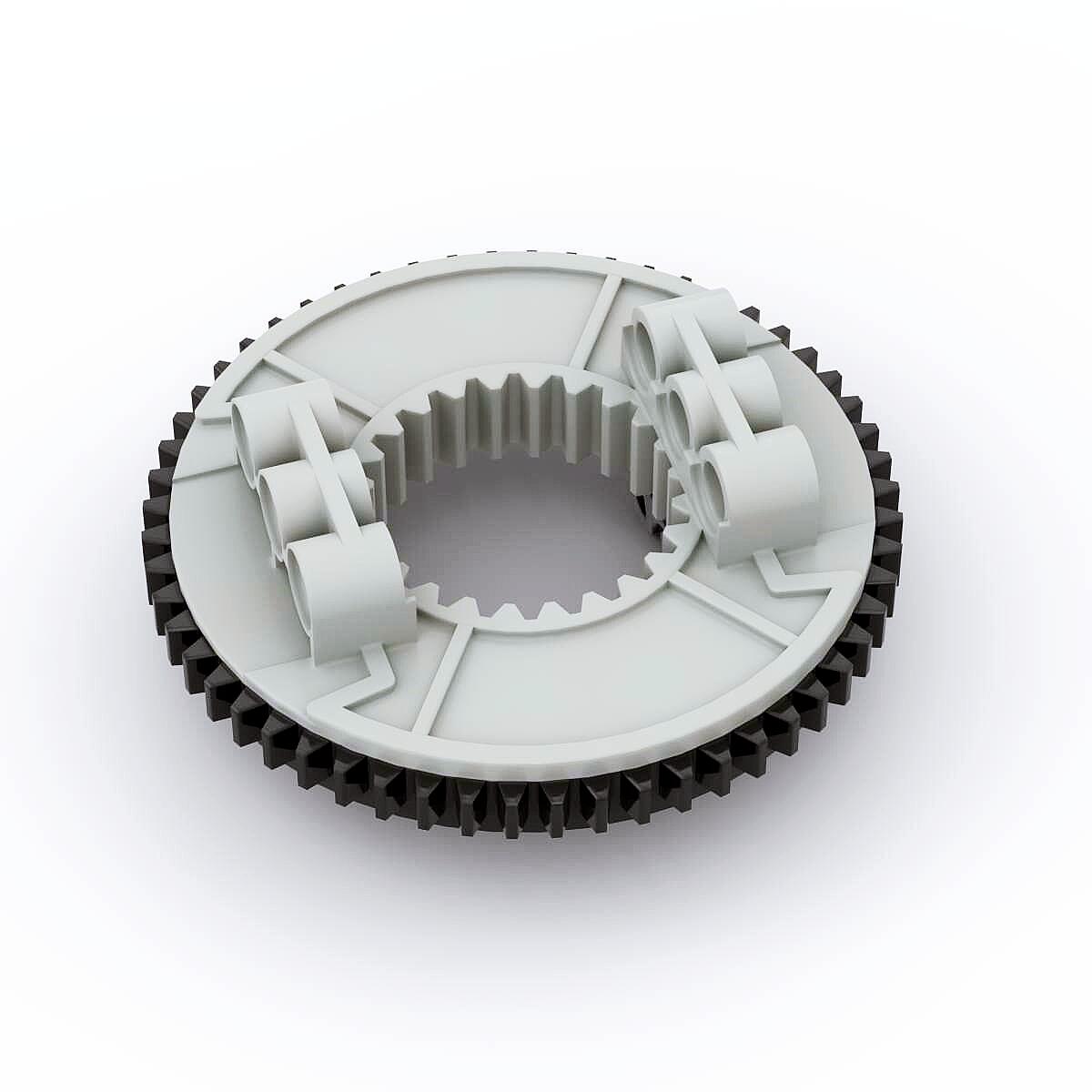 

2 шт./лот Зубчатая вращающаяся платформа с внутренними зубьями Высокотехнологичный компонент 48452cx1 50163 Аксессуар Кирпичик Для Строительных Блоков Творческий Блок