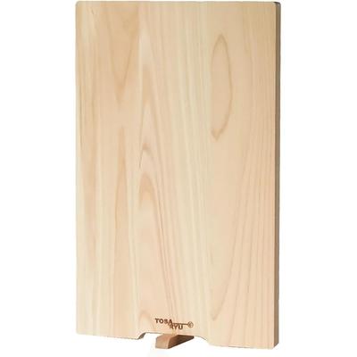 Tosaryu Shimanto Hinoki Large Cutting Board with Stand 100% Japanese Cedar Wood