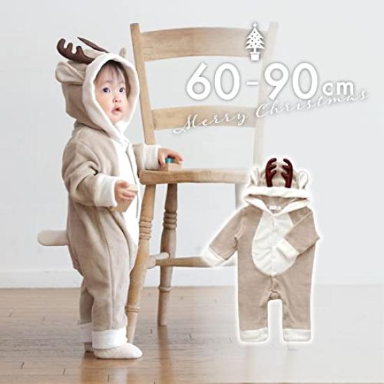 Baby Clothes Kids Fashion Aenak Reindeer Boa Romper Christmas Costume 715003 Size 60
