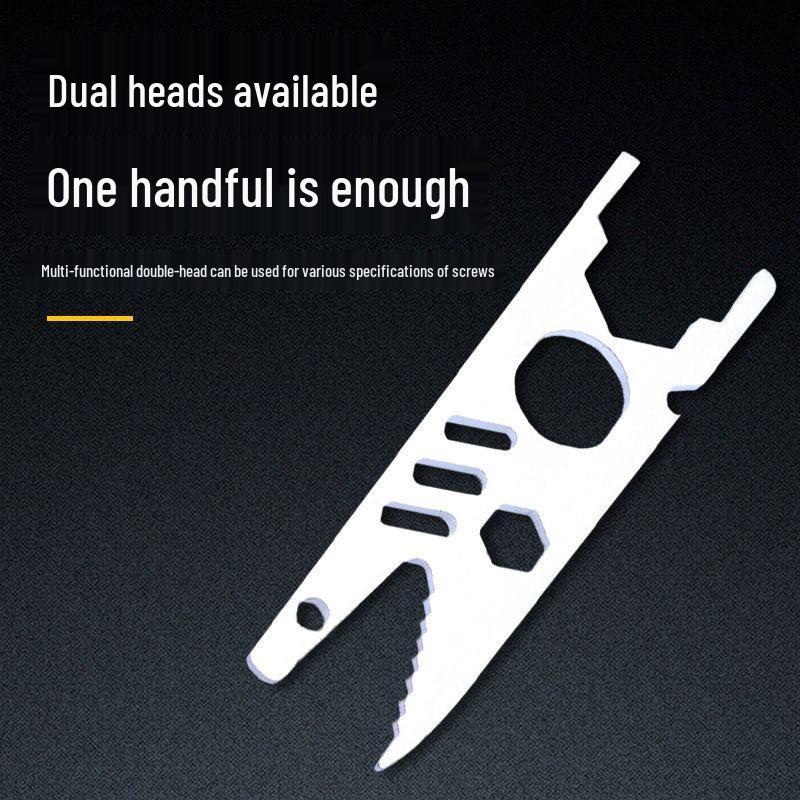 Dual-Head Open-End Universal Self-Tightening Wrench - Multi-Function Household Tool