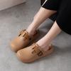 Hole sandals versatile half slippers women's 2025 spring and summer new outer wear bag head soft sole non-slip women's cool slippers