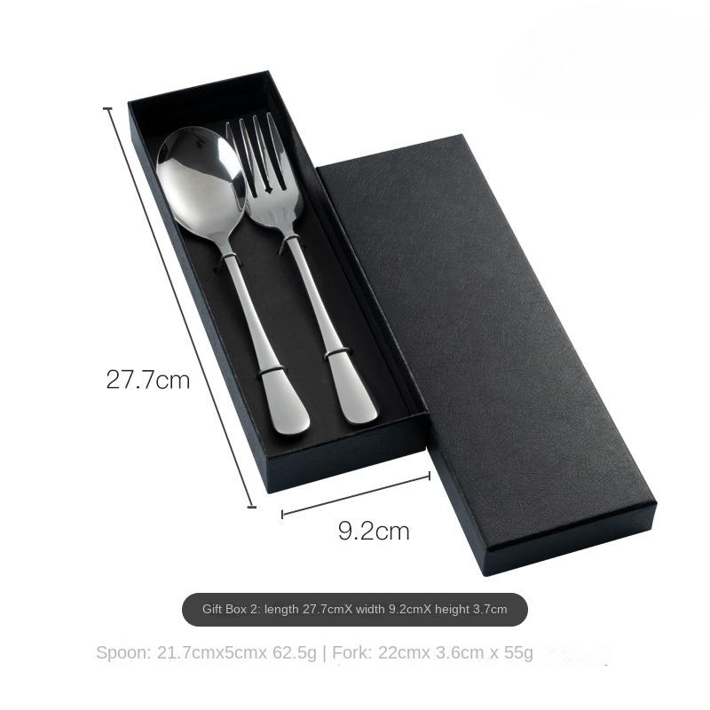 

HANYANG410 Столовые приборы из нержавеющей стали, нож, вилка и ложка, подарочная коробка из 24 предметов, набор столовых приборов в западном стиле для ресторана, набор ножей и вилок