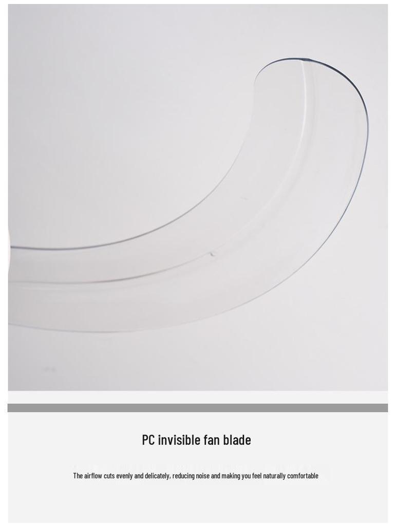 Invisible Silent Variable Frequency Ceiling Fan with Light for Living Room or Bedroom