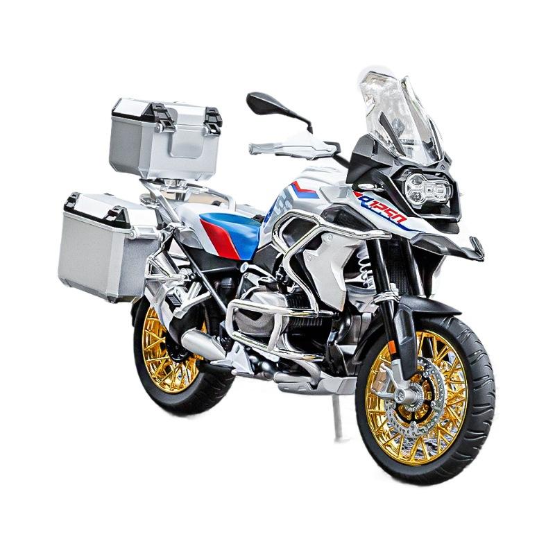 

1/9 BMW R1250GS ADV Motorcycles Simulation Alloy Motorcycle Model Shock Absorbers Sound and Light Collection Toy Car Kid Gift