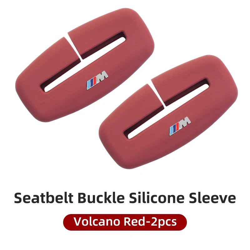 Car Sticker 2025 Hot Silicone Anti Scratch Car Seat Belt Clip Protector Buckle Lock Cover For BMW M X1 X3 X5 X7 E39 E46 E90 F20