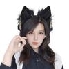 Bandeau Cheveux Oreilles de Chat Renard en Fausse Fourrure Poilue Fête Cosplay Bandeau Cheveux Headwear