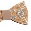 Wood Bow Tie Decoration Men Fashion for Birthday Festival Wedding Color Puzzle