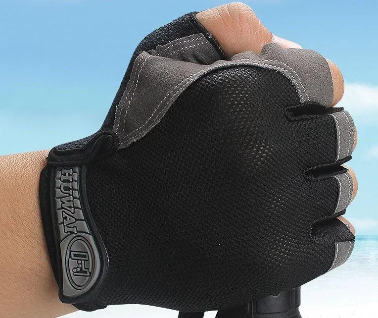 Rukavice bez prstů do posilovny pro muže a ženy, cyklistické rukavice, sportovní fitness, motocyklové, horské, protiskluzové rukavice, příslušenství pro jízdní kola
