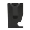 Aluminum Alloy Card Holder Antimagnetic Anti Theft Swiping Card Case Auto Popping Up Credit Card Box Black