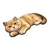 Slip Resistant Door Mat Cute Cat Bathroom Rug, Anti-Slip Absorbent Bath Washable Plush Tile And Wood Floor Kitty for Entrance Kitchen Home Decor