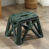 Folding Step Stool Strong Load-bearing Heavy-Duty Chair Travel Use Compact Collapsible Chair with Handle Camping Supplies