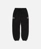 BENSEUNLEDEOSEU Benson Leather Oval Logo Sweatpants / Black