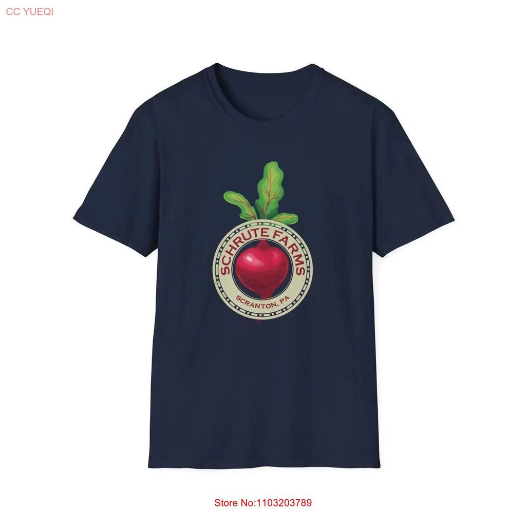 Schrute Farms Softstyle T Shirt Vintage Casual Soft Graphic Top For Everyday Wear Stretched Comfortable Designer Clothes