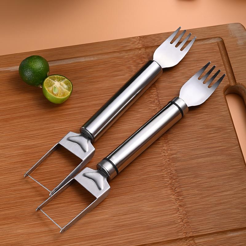 1PC Stainless Steel Windmill Watermelon Cutter Artifact Salad Fruit Slicer Cutter Tool Watermelon Digger Kitchen Accessories Gadgets