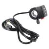 Electric Thumb Throttle Speed Controller 48V 15DX Finger Throttle Accelerator with Power Indicator