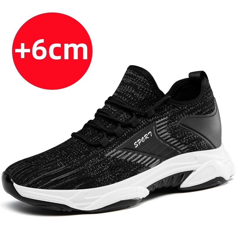 Fashion Summer Sports Inner Heightening Shoes Sneakers Men Elevator Shoes Height Increasing Shoes for Man Insoles 8CM Hidden Heels
