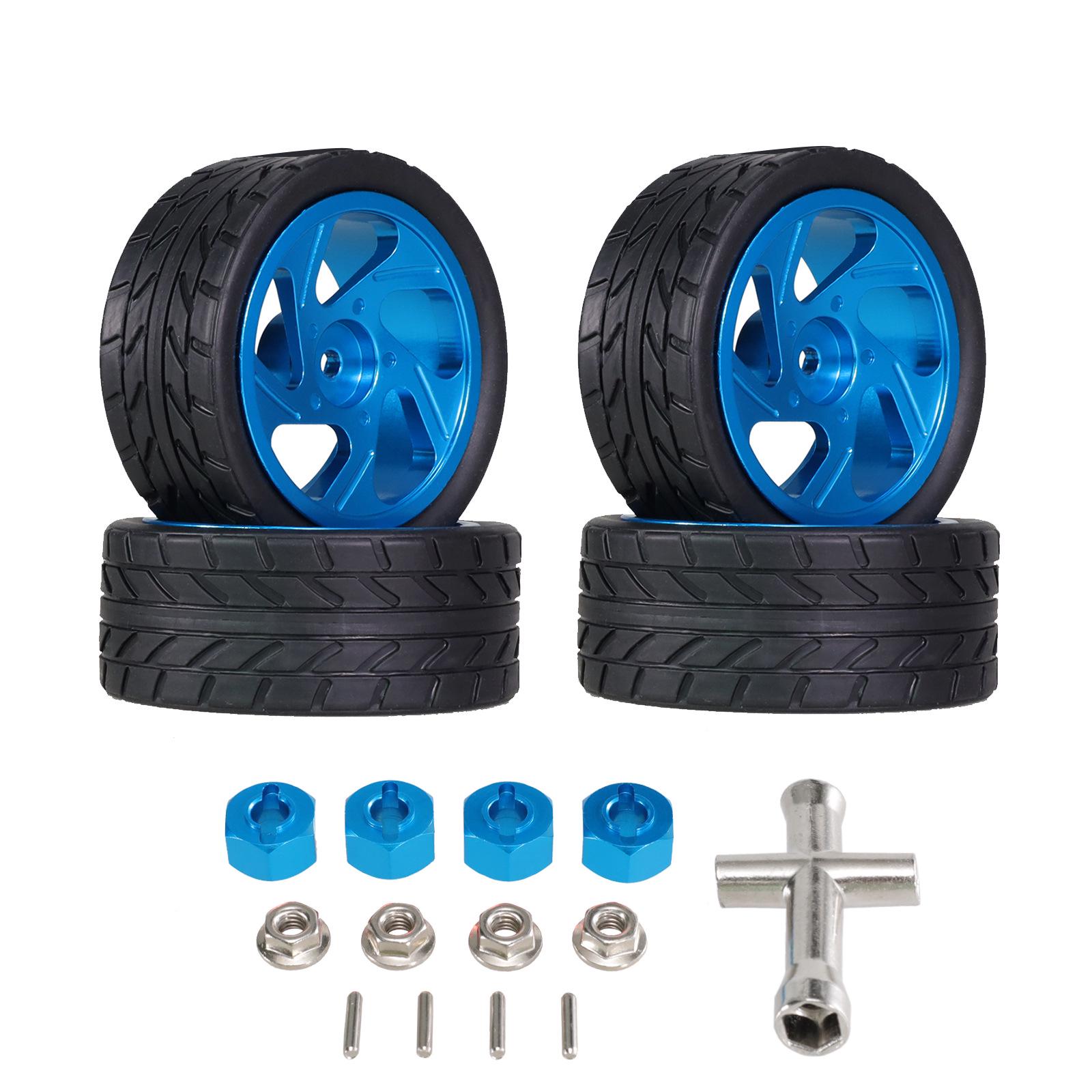 

Meijiaxin RC Car Metal Wheel Hub & Hex Adapter Kit (1/14 14301) - 12mm with M4 Nylock Nut. небо синє кольору