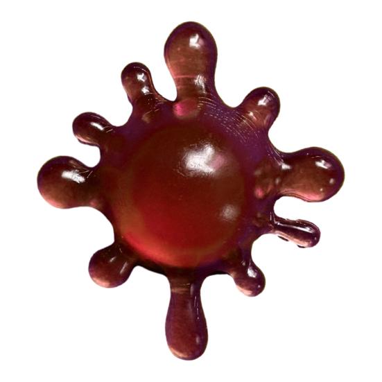 Mini Stress Relief Squeeze Toy Decompression Clear Sensory Fidget Toy Anxiety Relief Soft Stretchy Stress Ball Pinch Toy красный